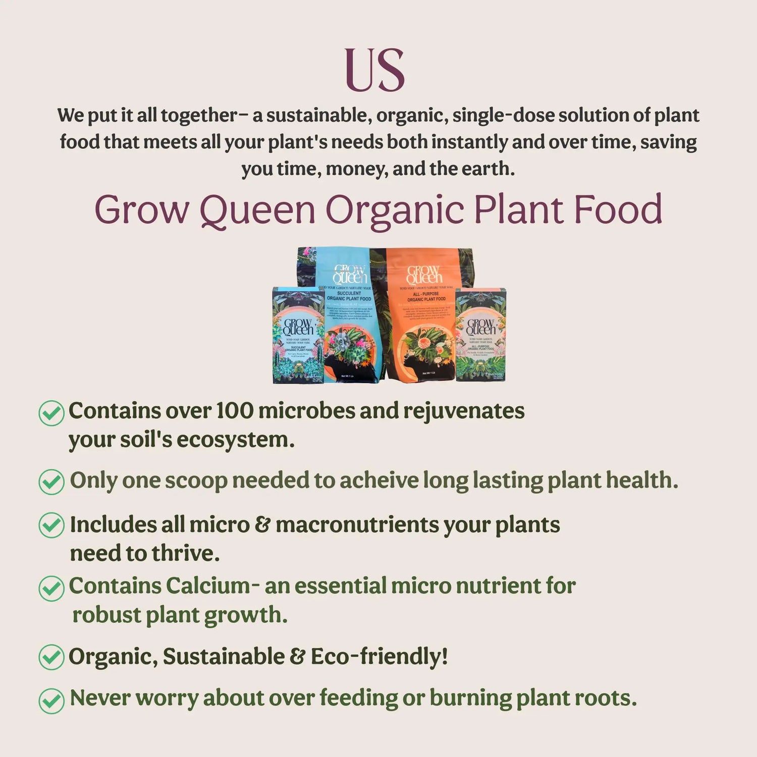 All-Purpose Organic Plant Food Grow Queen