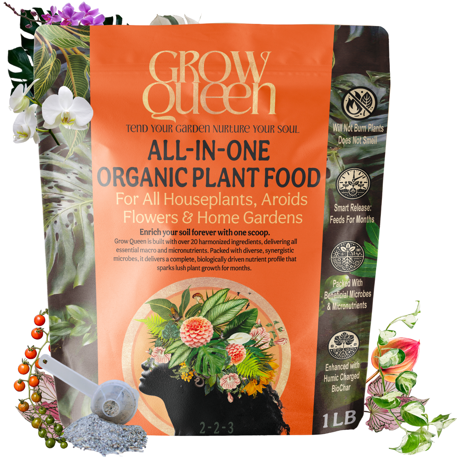 The All-In-One Complete Organic Plant Food Grow Queen