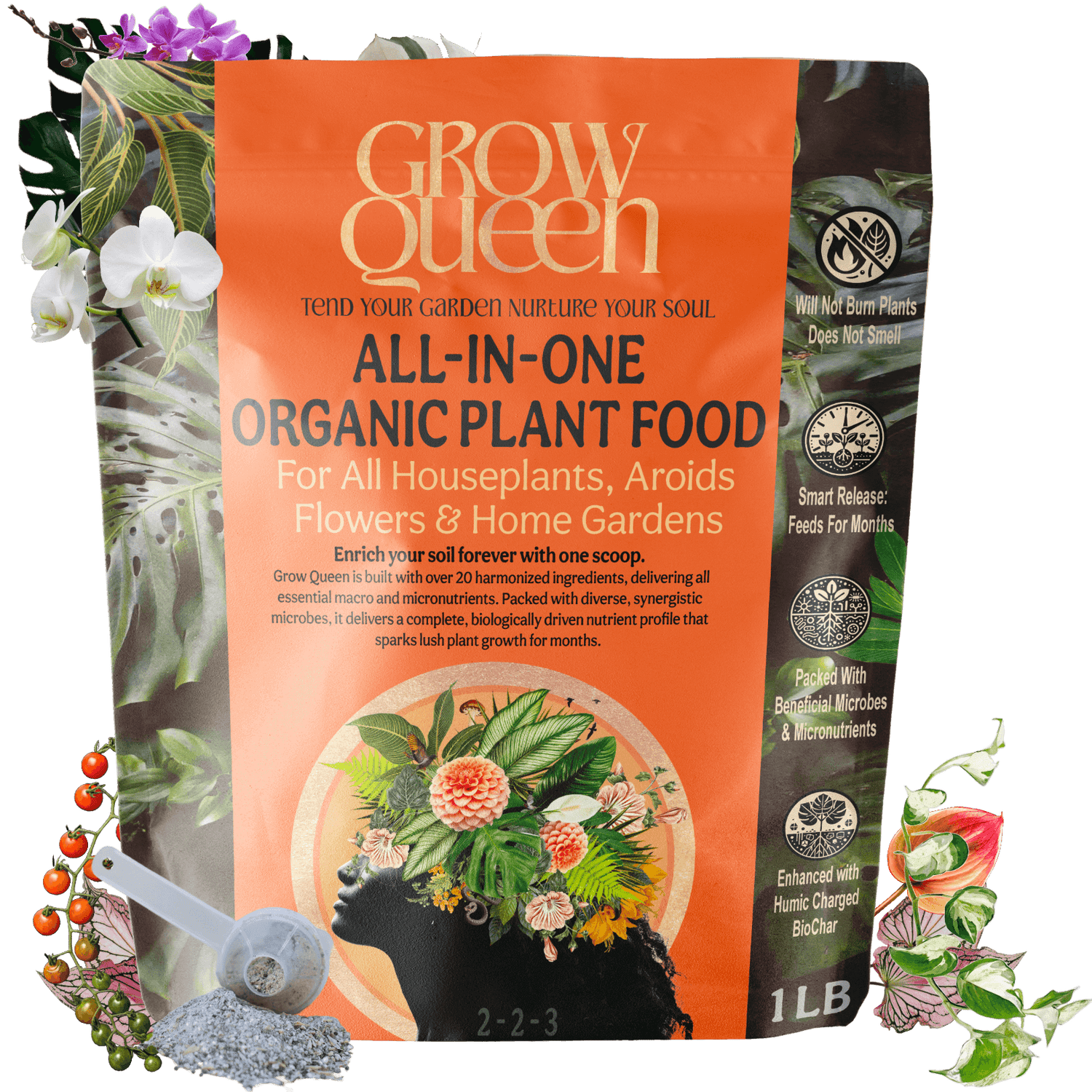 The All-In-One Complete Organic Plant Food Grow Queen