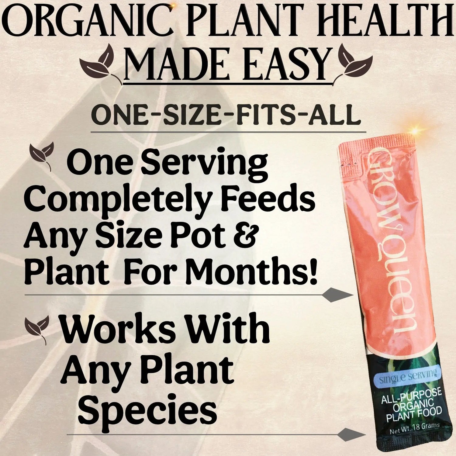 The All-In-One Complete Organic Plant Food Grow Queen