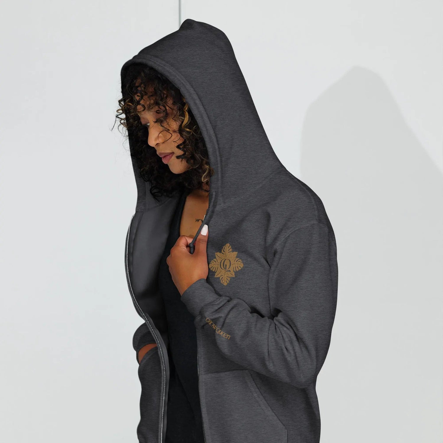 Grow Queen Unisex heavy blend zip hoodie - Grow Queen