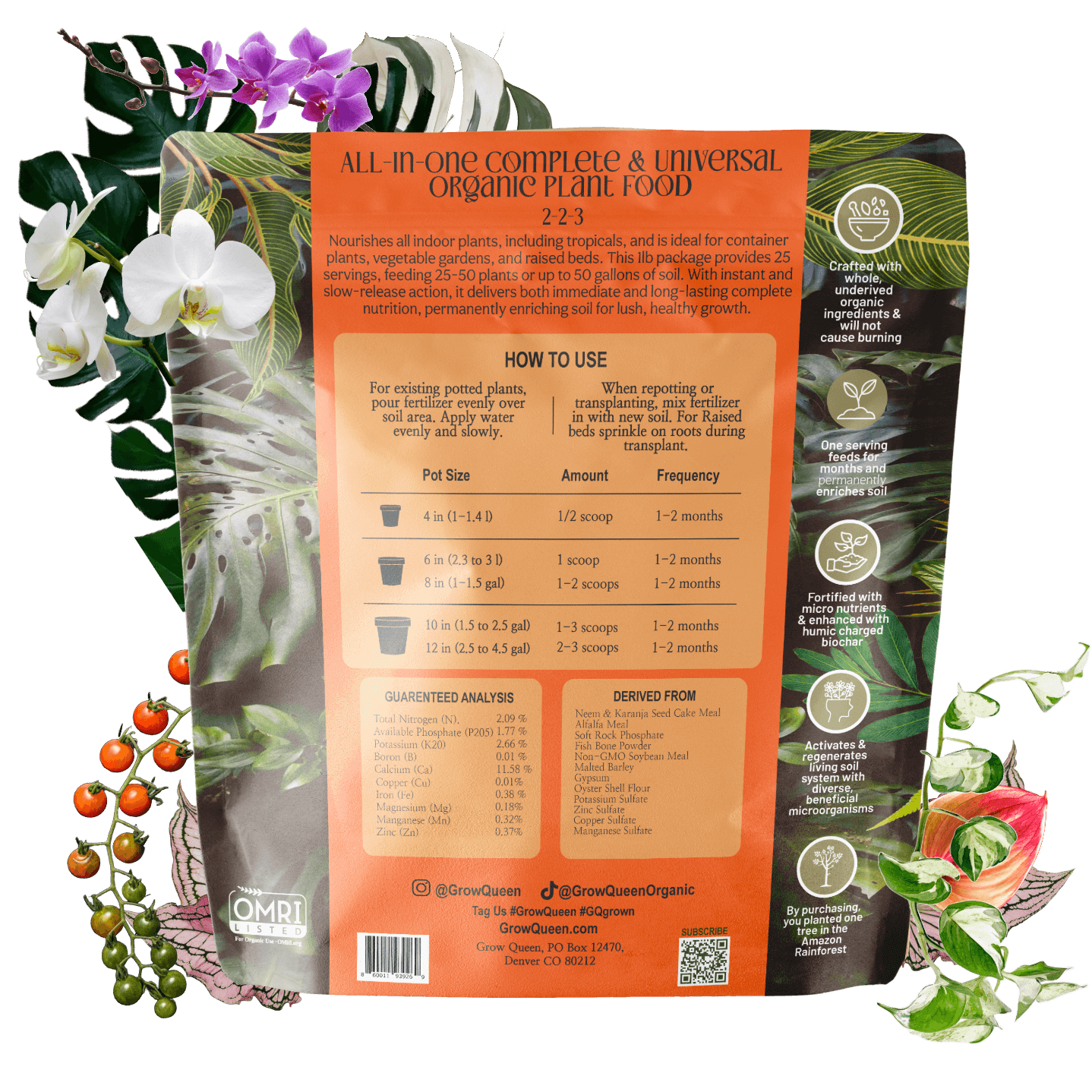 Organic Time Release Plant Food - Grow Queen