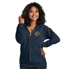 Unisex heavy blend zip hoodie Grow Queen