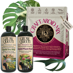 Aroid Collector's Kit bundle - Craft Aroid Potting Mix, liquid 5-5-5, and kelp extract