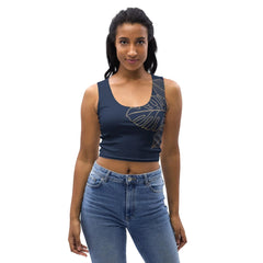 GQ Monstera Crop Tank top - Grow Queen