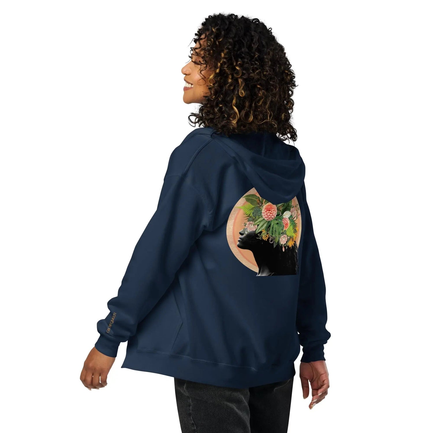 Grow Queen Unisex heavy blend zip hoodie - Grow Queen