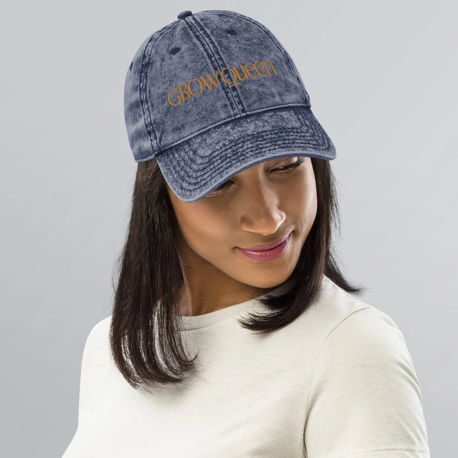 Grow Queen Vintage Cotton Twill Cap - Grow Queen
