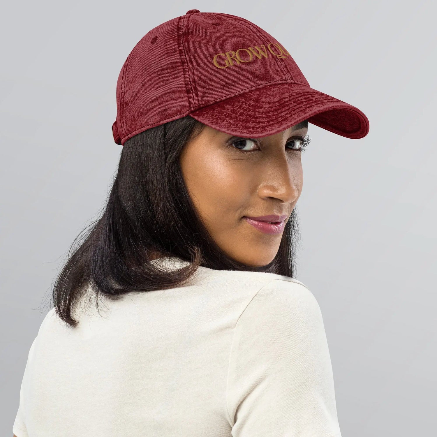 Grow Queen Vintage Cotton Twill Cap - Grow Queen