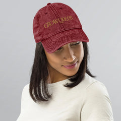 Grow Queen Vintage Cotton Twill Cap - Grow Queen