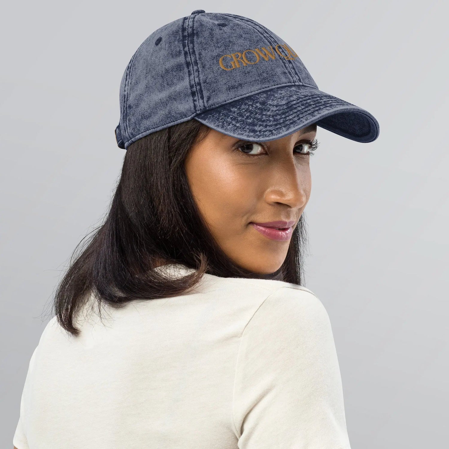 Grow Queen Vintage Cotton Twill Cap - Grow Queen
