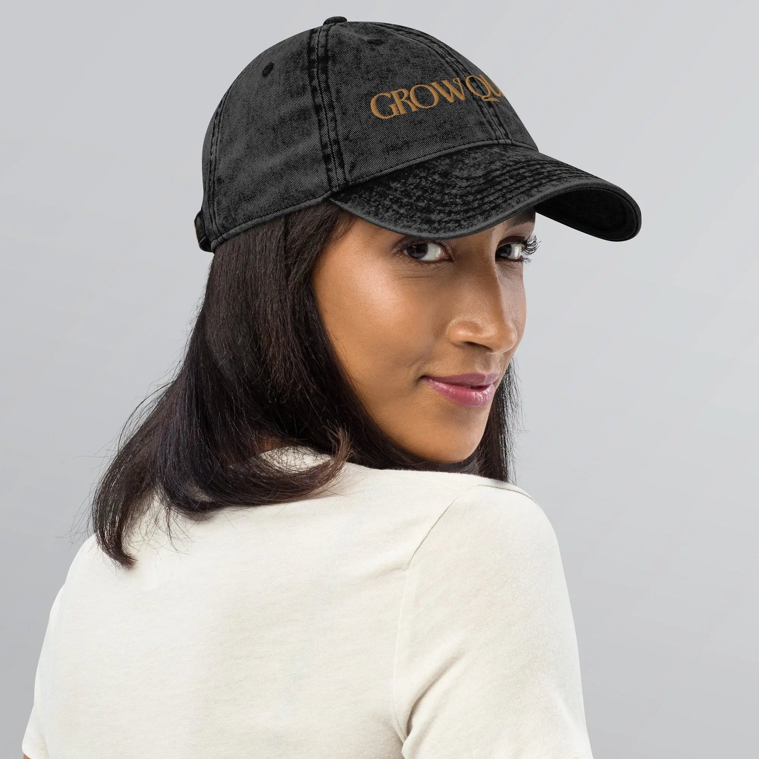 Grow Queen Vintage Cotton Twill Cap - Grow Queen
