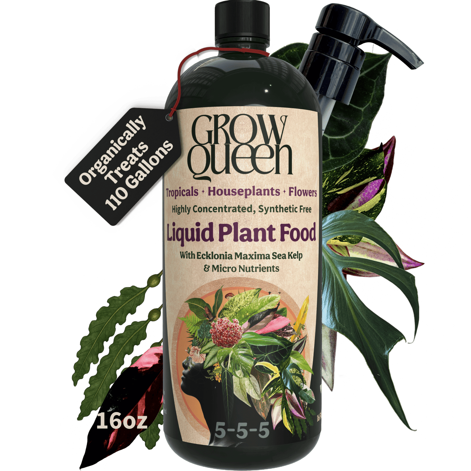Organic 5-5-5 Liquid Plant Food - Grow Queen
