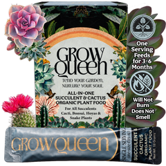 Organic Succulent & Cactus Plant Food - Grow Queen