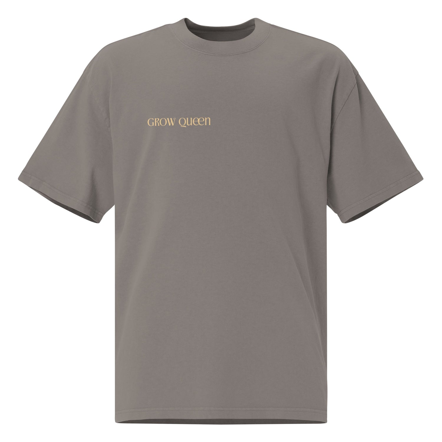 Oversized faded t-shirt - Grow Queen