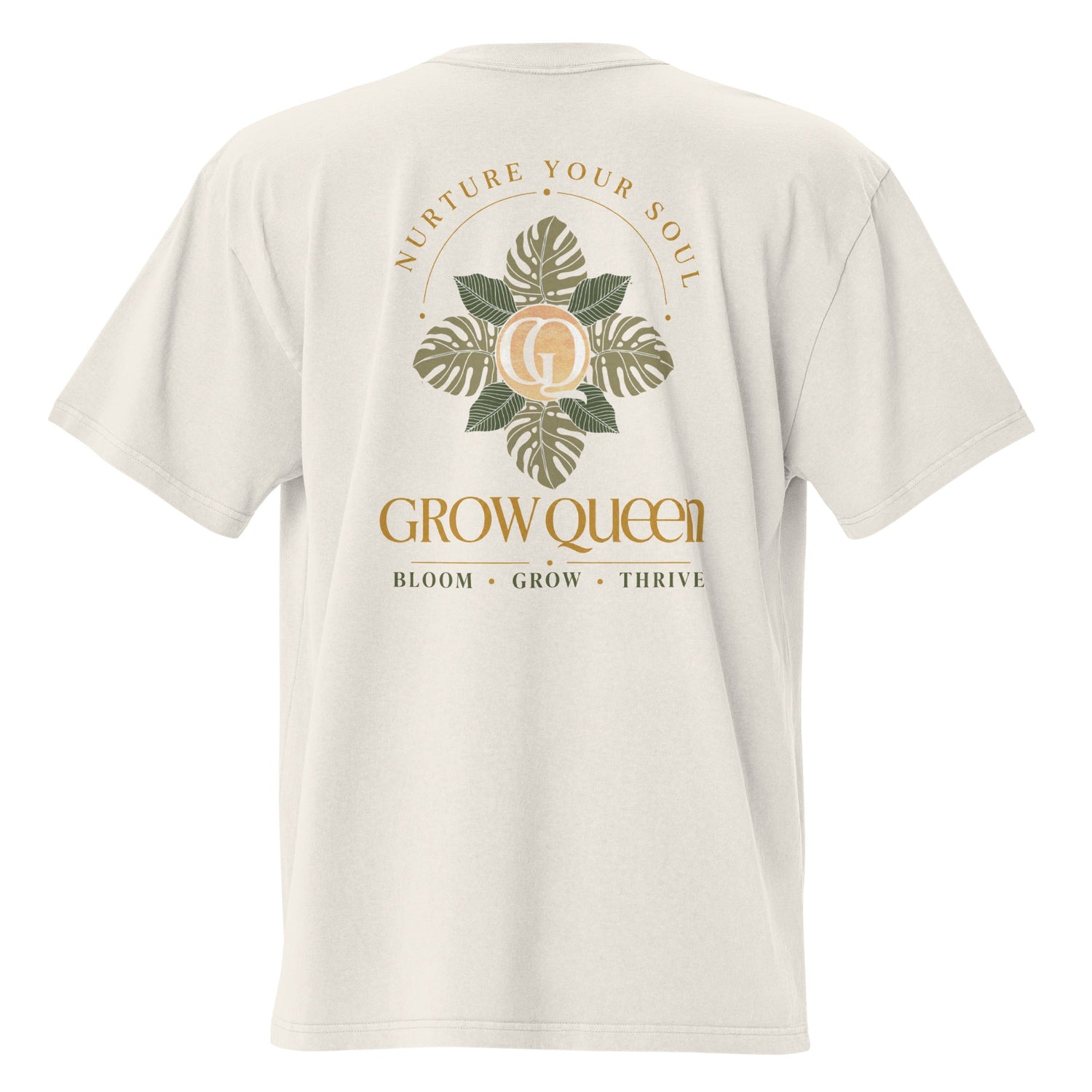 Oversized faded t-shirt - Grow Queen