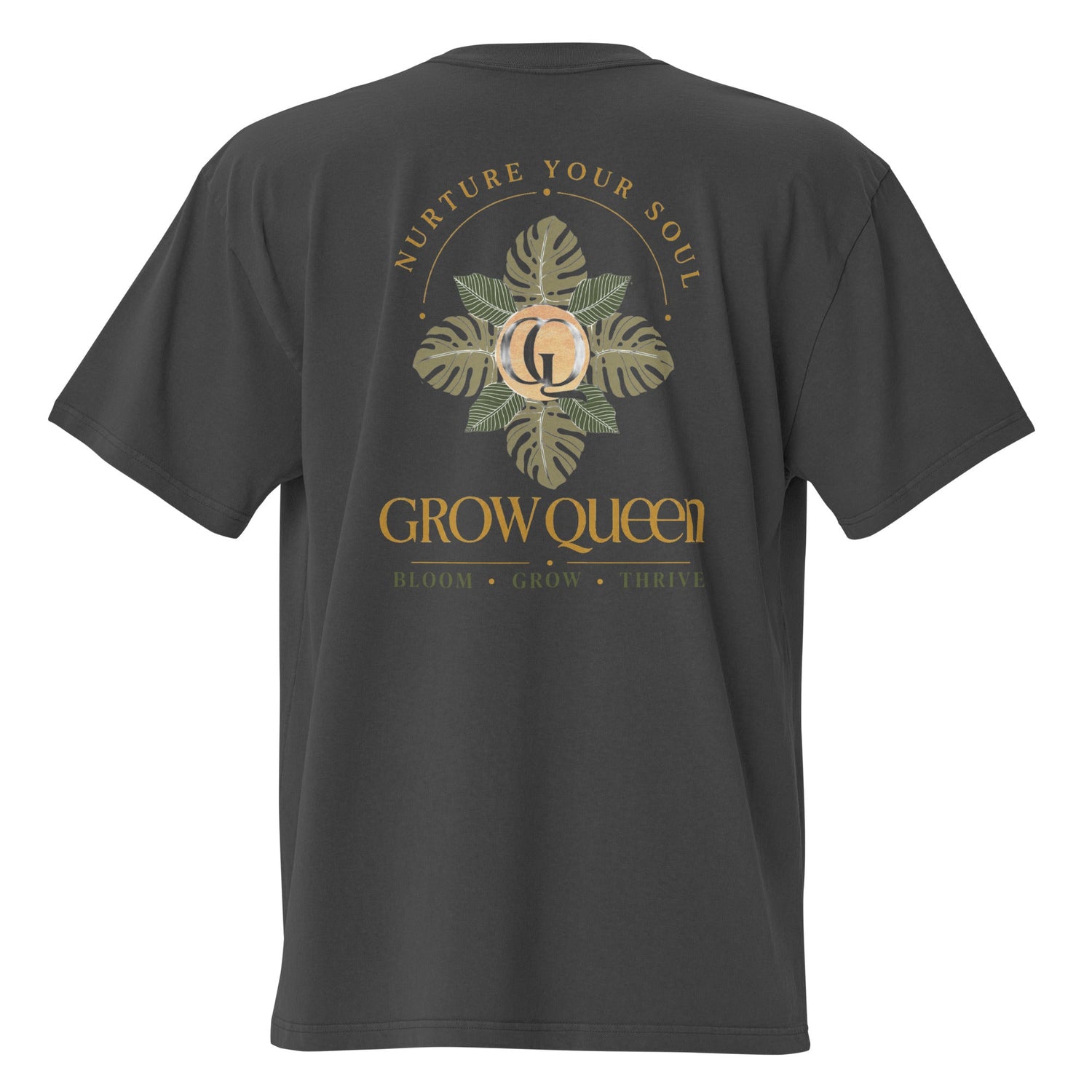 Oversized faded t-shirt - Grow Queen